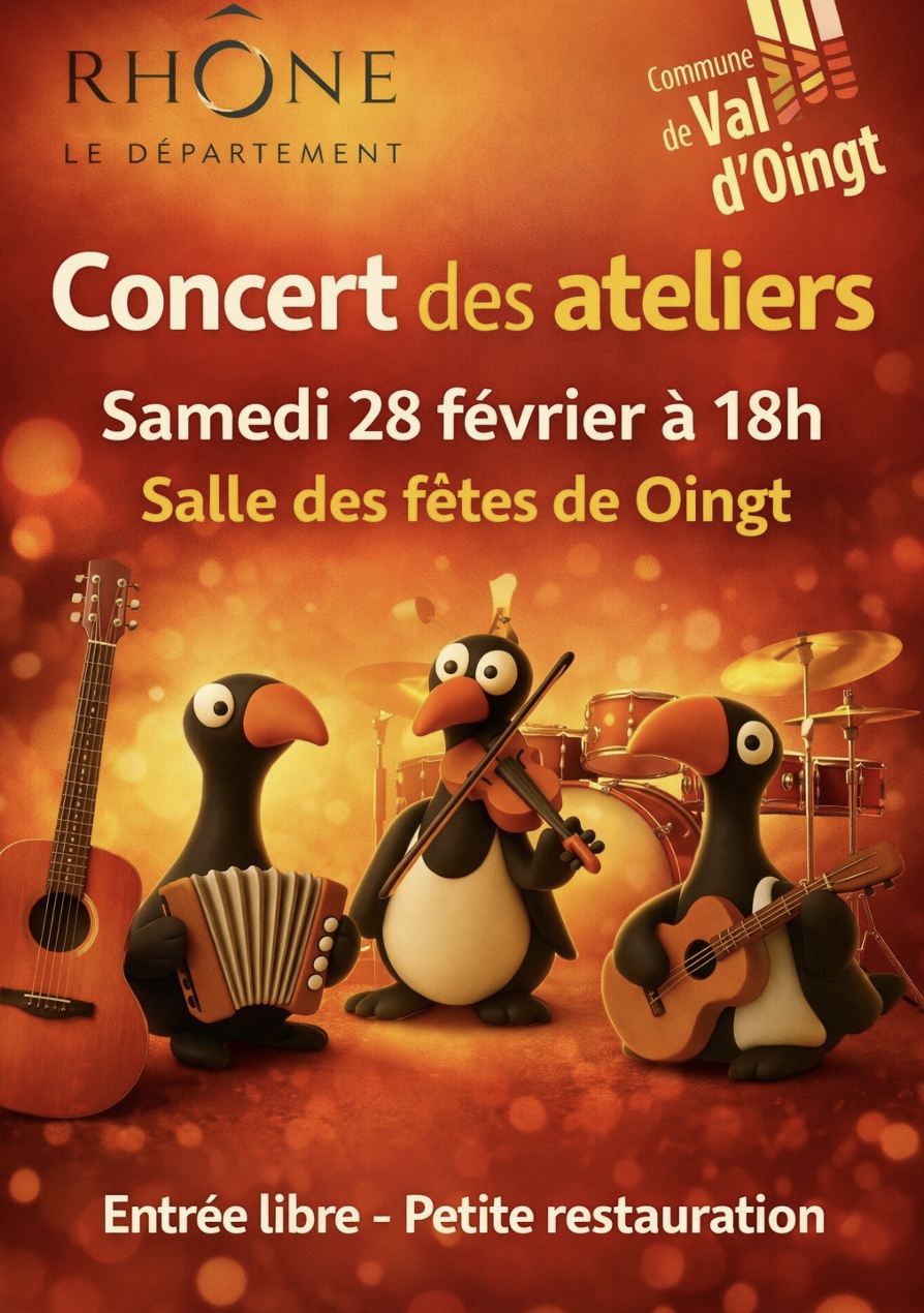 Affiche Concert Atelier 28 février